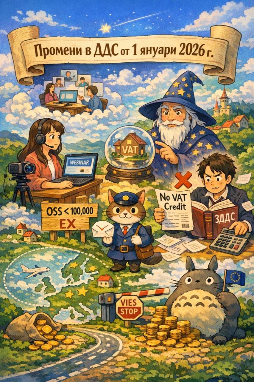Промени в ДДС от 1 януари 2026 г.