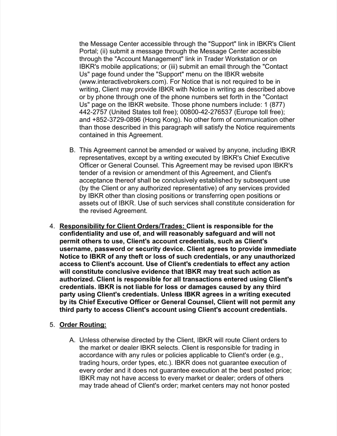 Interactive Brokers Client Agreement — page 2 of 30