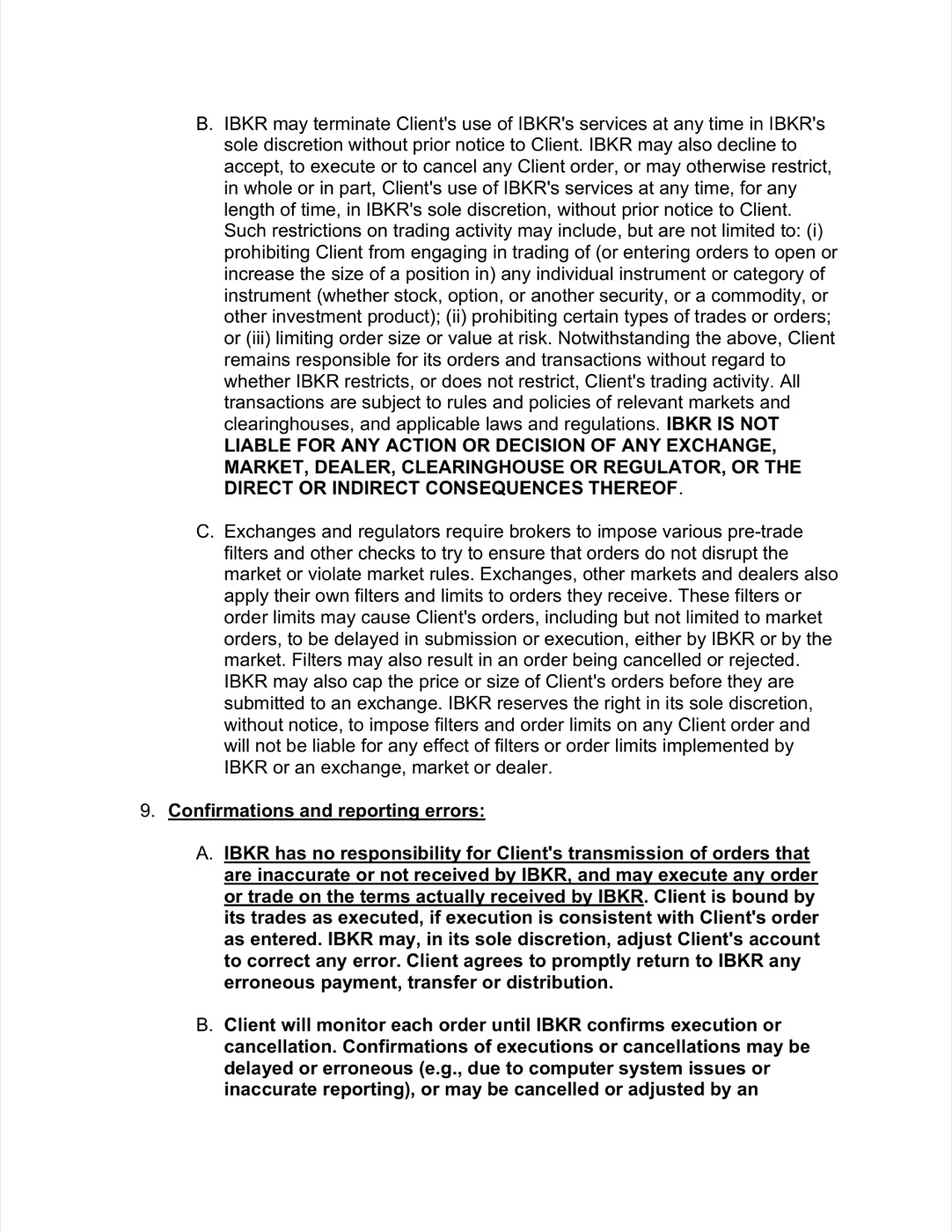 Interactive Brokers Client Agreement — page 4 of 30