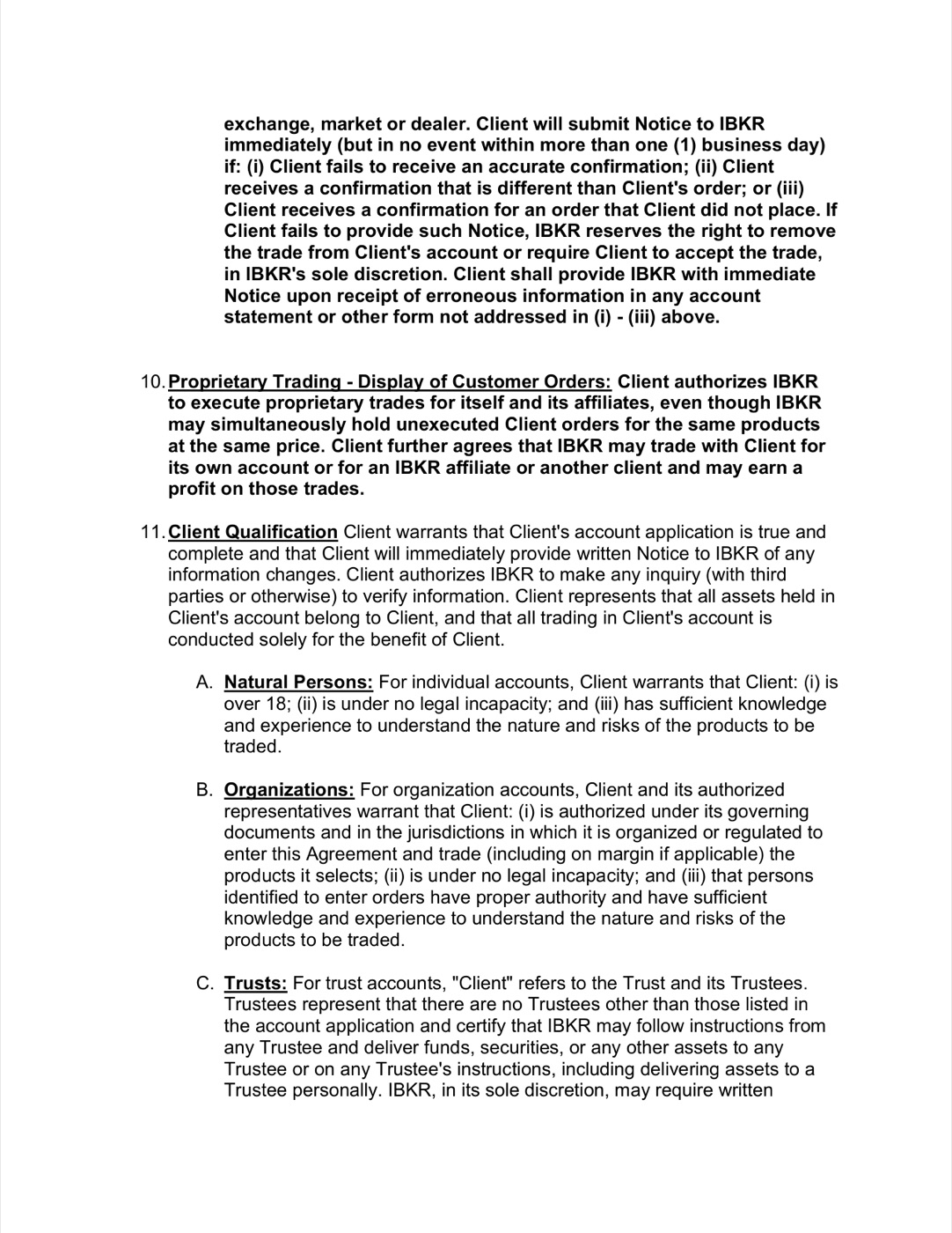 Interactive Brokers Client Agreement — page 5 of 30