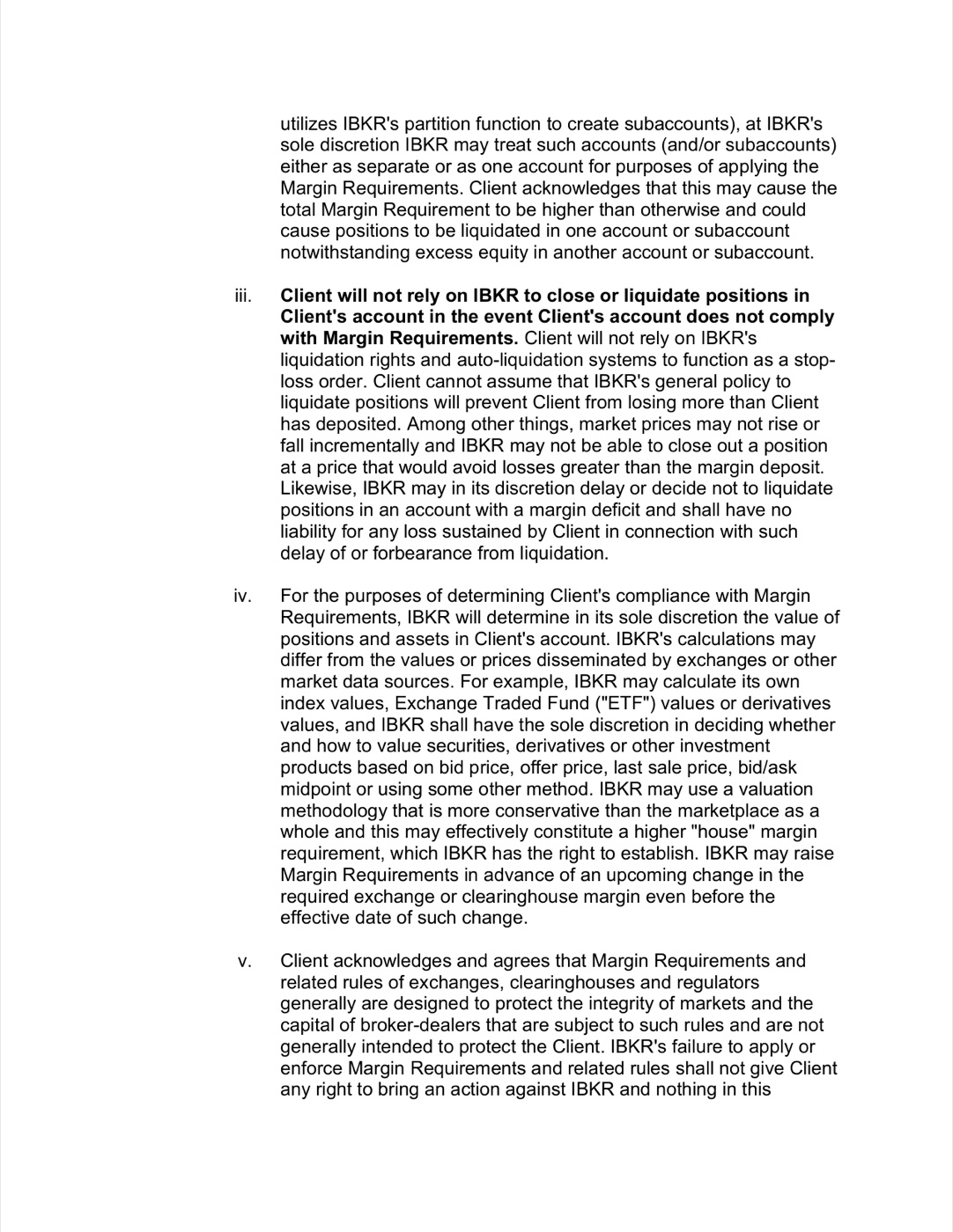 Interactive Brokers Client Agreement — page 9 of 30
