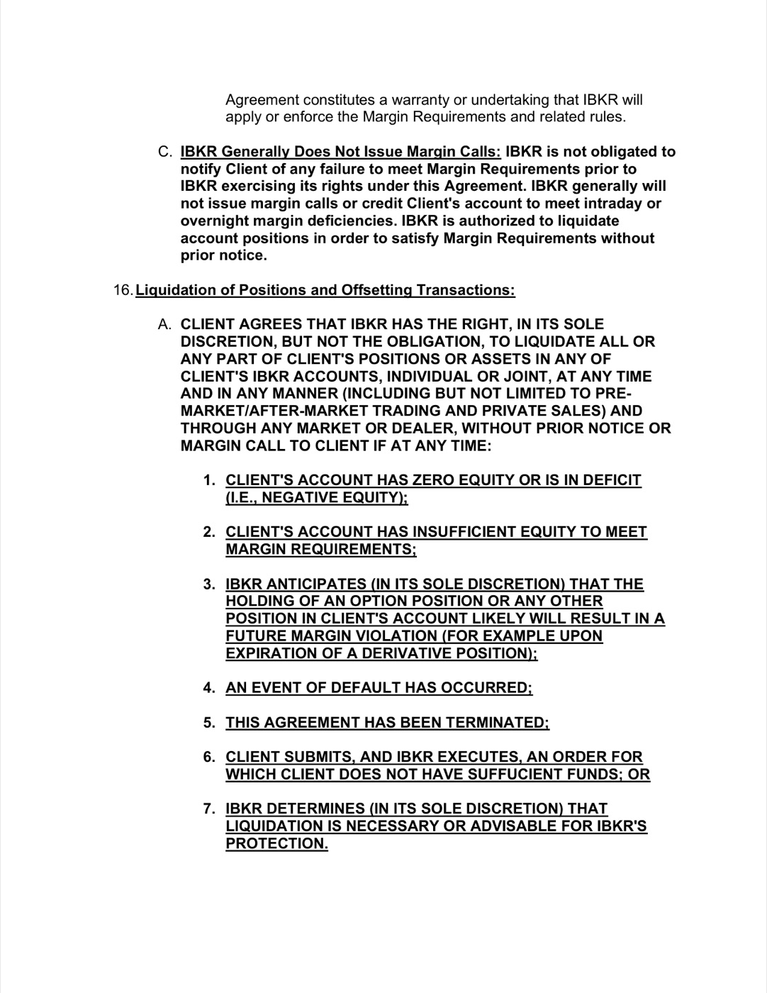 Interactive Brokers Client Agreement — page 10 of 30