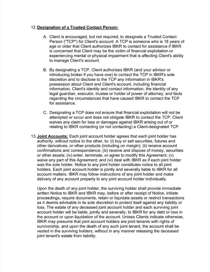 Interactive Brokers Client Agreement — page 7 of 30