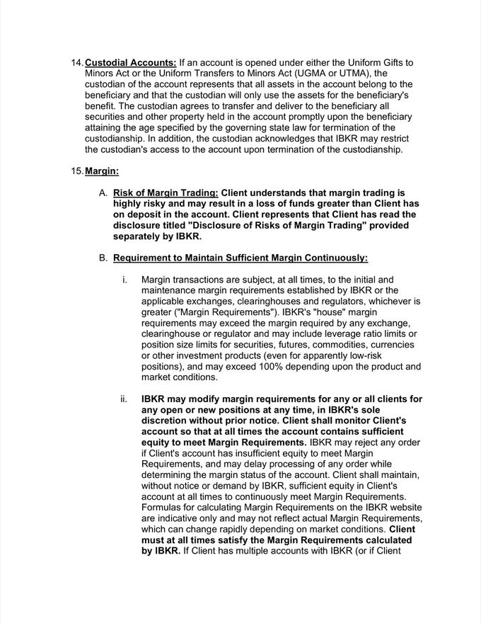 Interactive Brokers Client Agreement — page 8 of 30